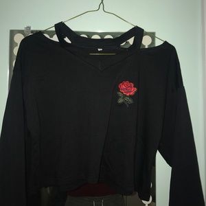 Black long sleeve tee